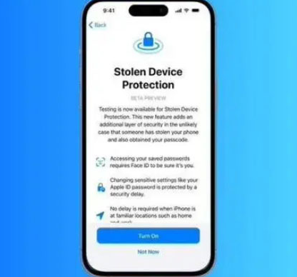 山根镇苹果授权维修店分享被盗设备保护功能开启方法 